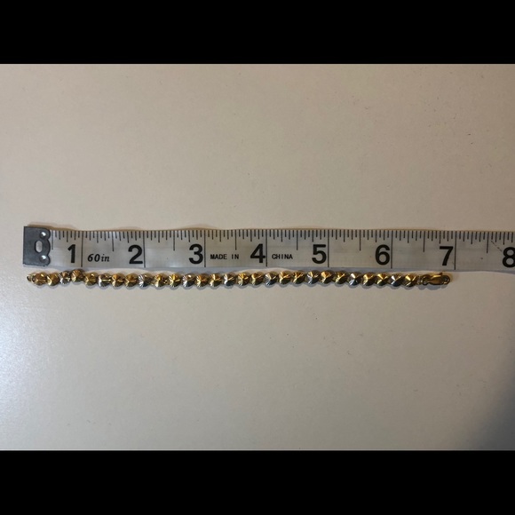 🌸REAL 18K TRICOLOR BRACELET🌸 - Picture 4 of 8